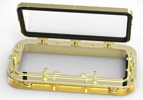 NFM 818B Bronze Portlight, open
