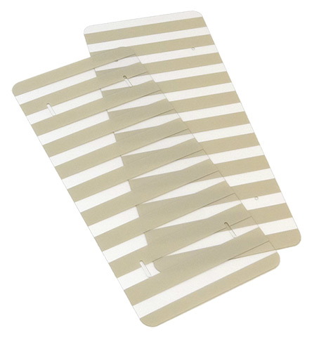 2 layers of plastic to create the CloZures Shutter